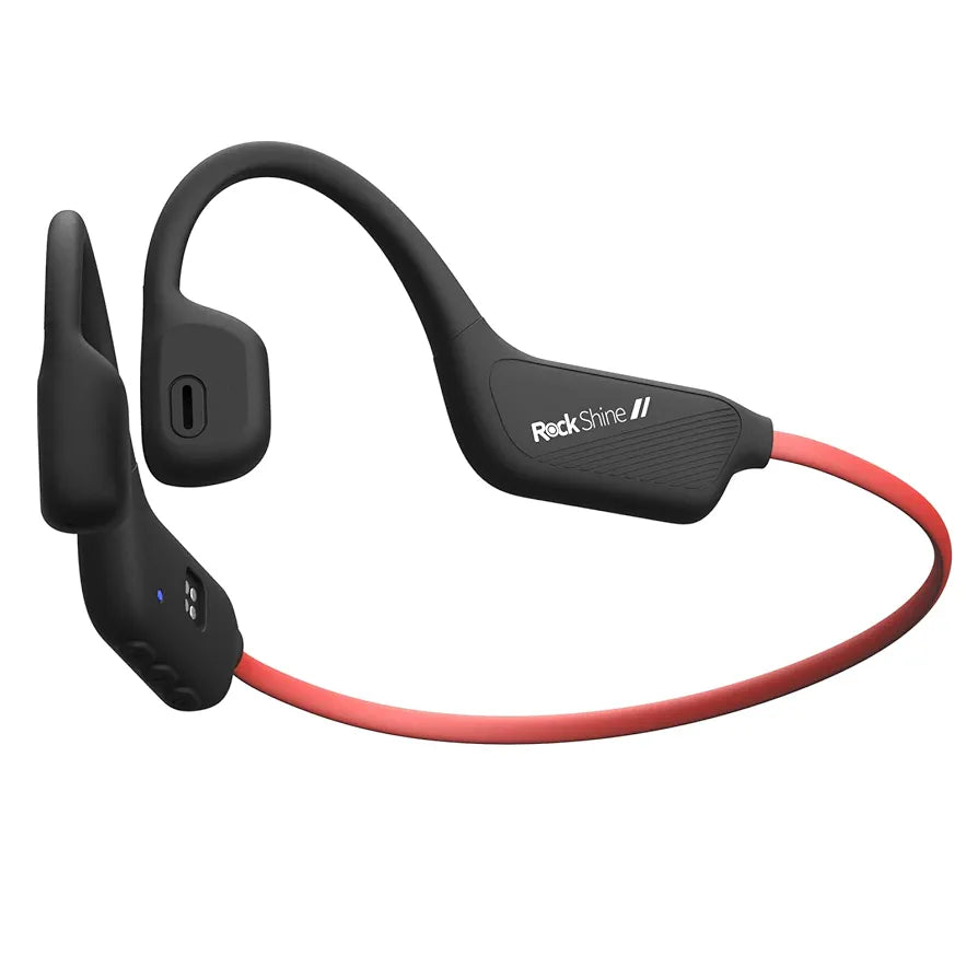 【2025年・新登場】 ROCKSHINE R1 オープンイヤーイヤホン 耳を塞がない 骨伝導イヤホンの Bluetooth 5.3 耳掛け式 ワイヤレス マイク付き ランニング スポーツイヤホン ながら聴き 自動ペアリング 急速充電 12時間連続再生 マルチポイント接続 